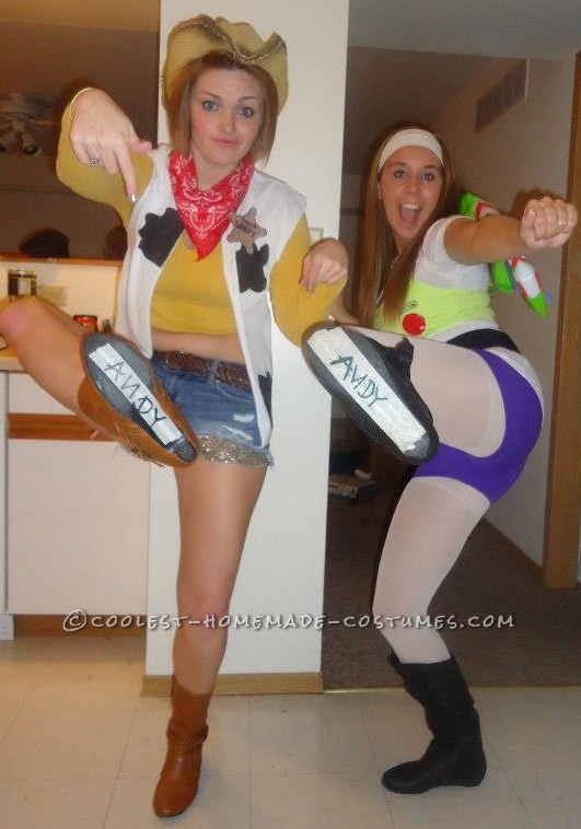 Coolest Women’s Buzz Lightyear and Woody Couple Costume