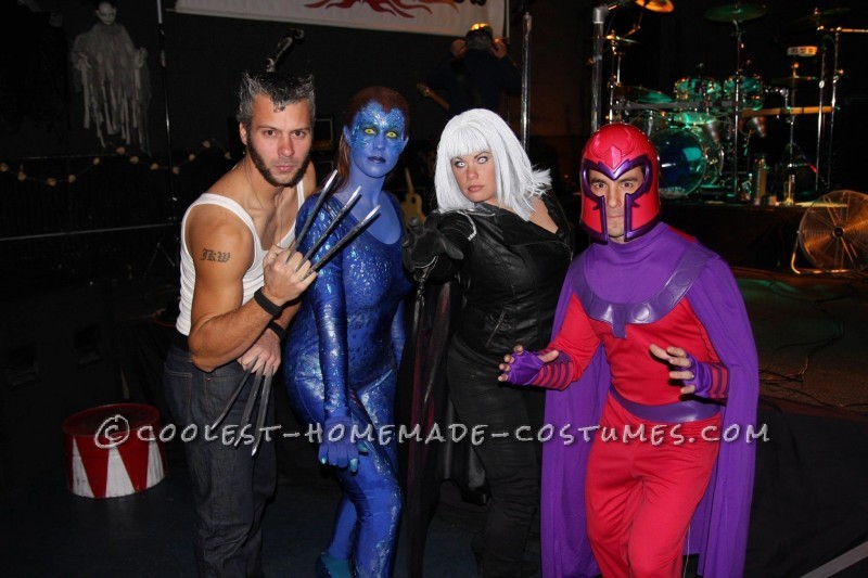 X Halloween Costumes Homemade X-Men Group Halloween Costume